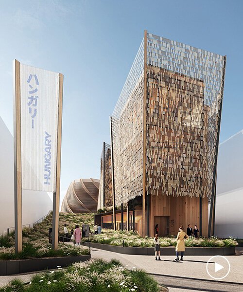 hungarian pavilion at expo 2025 osaka embraces sustainability through organic materials
