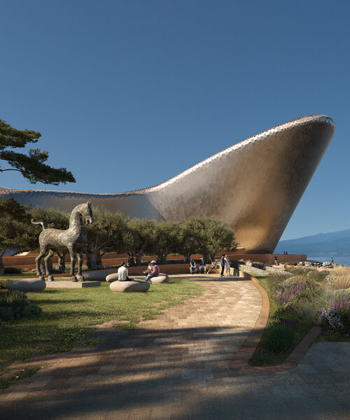 zaha hadid architects breaks ground on centre for mediterranean culture in calabria, italy